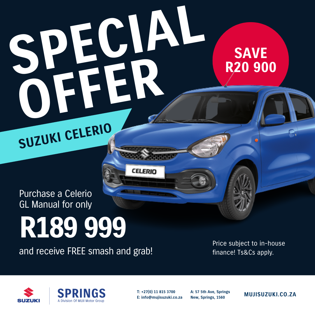 Celerio Special Offer image from MUJI Motor Group