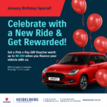 MUJI SUZUKI HEIDELBERG January Birthday Special! Special Offer